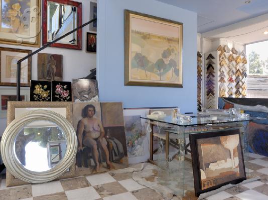 Gallerie Art, Μελίσσια, Πλήρες εργαστήριο (Γωνιοκόπτης, Αυτόματο καρφωτικό) επί του Εμπορι...